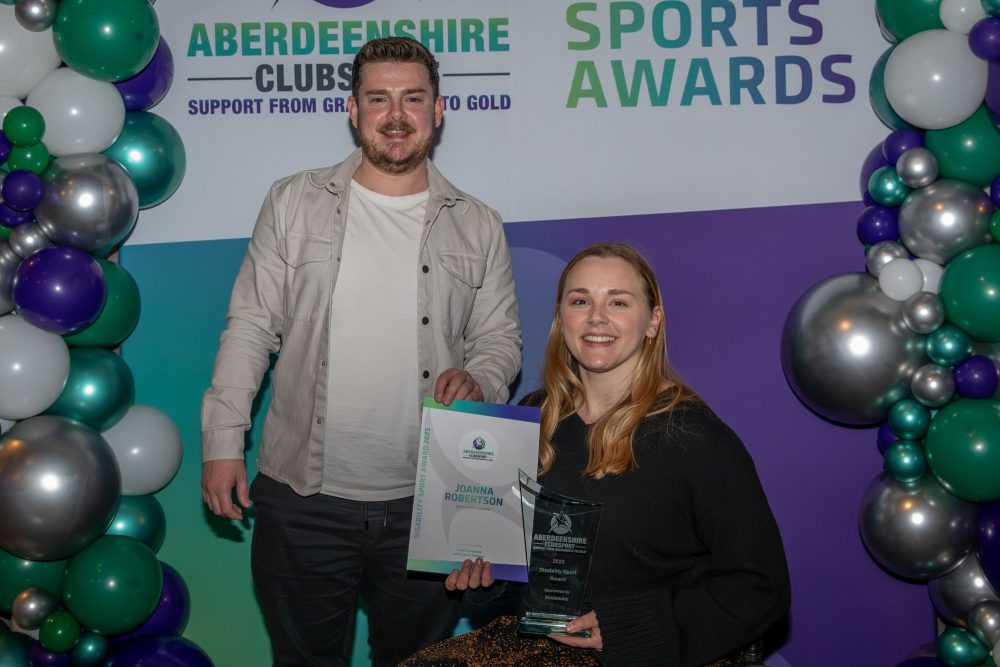 SONOMATIC SUPPORTS LOCAL SPORTING EXCELLENCE AT THE ABERDEENSHIRE CLUBSPORT SCIO AWARDS 1 Sporting Excellence Award Winners at SCIO Awards